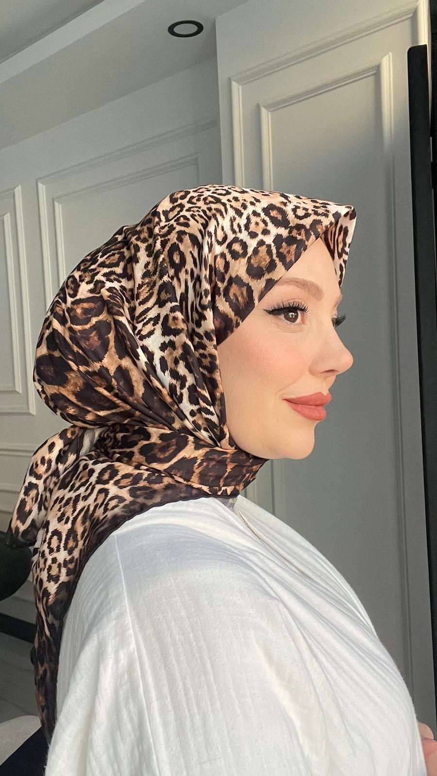 Leopar Soft Eşarp 